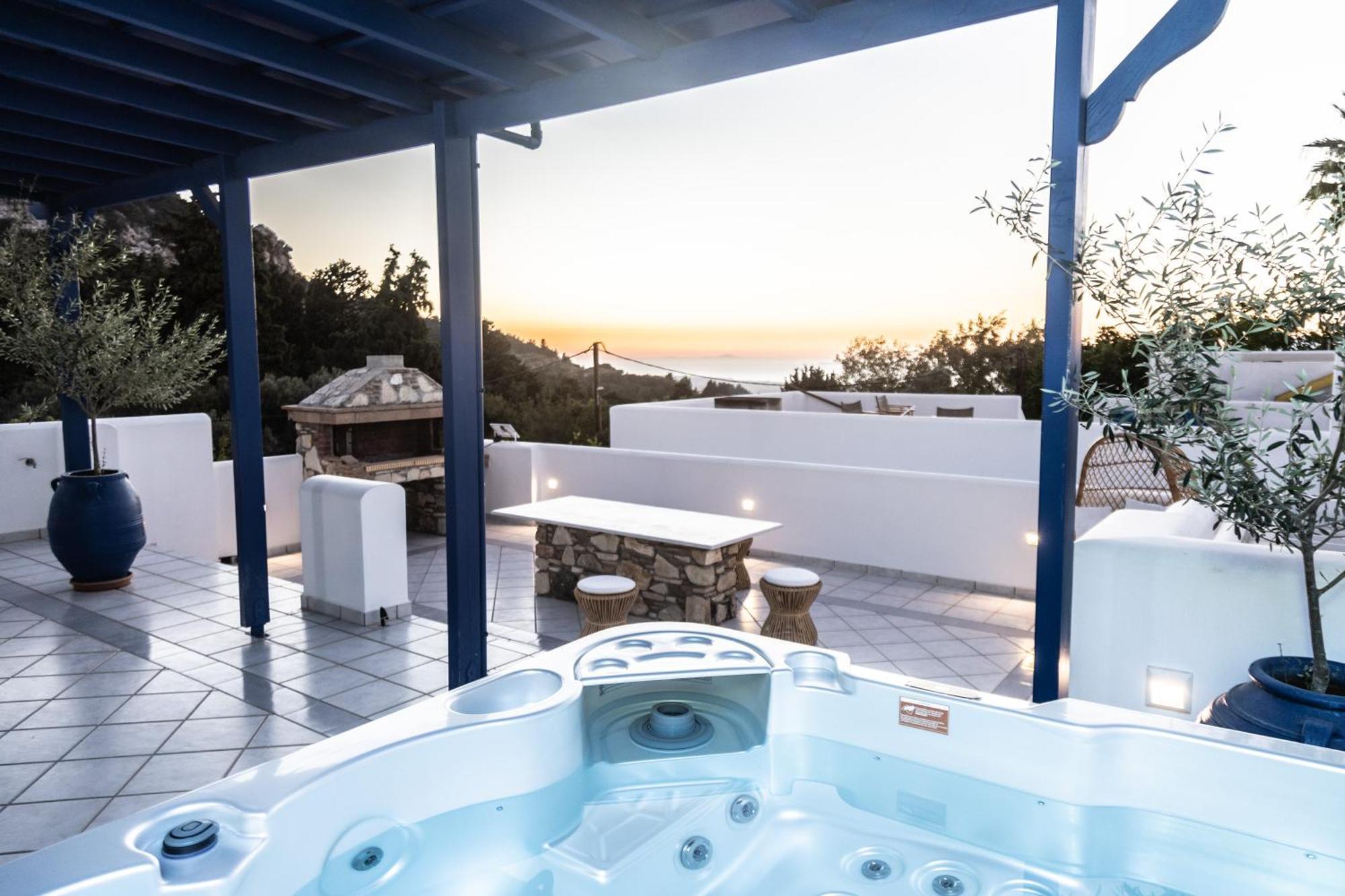 Lagoudi Zia Giannis & Maria Sunset House 빌라 외부 사진