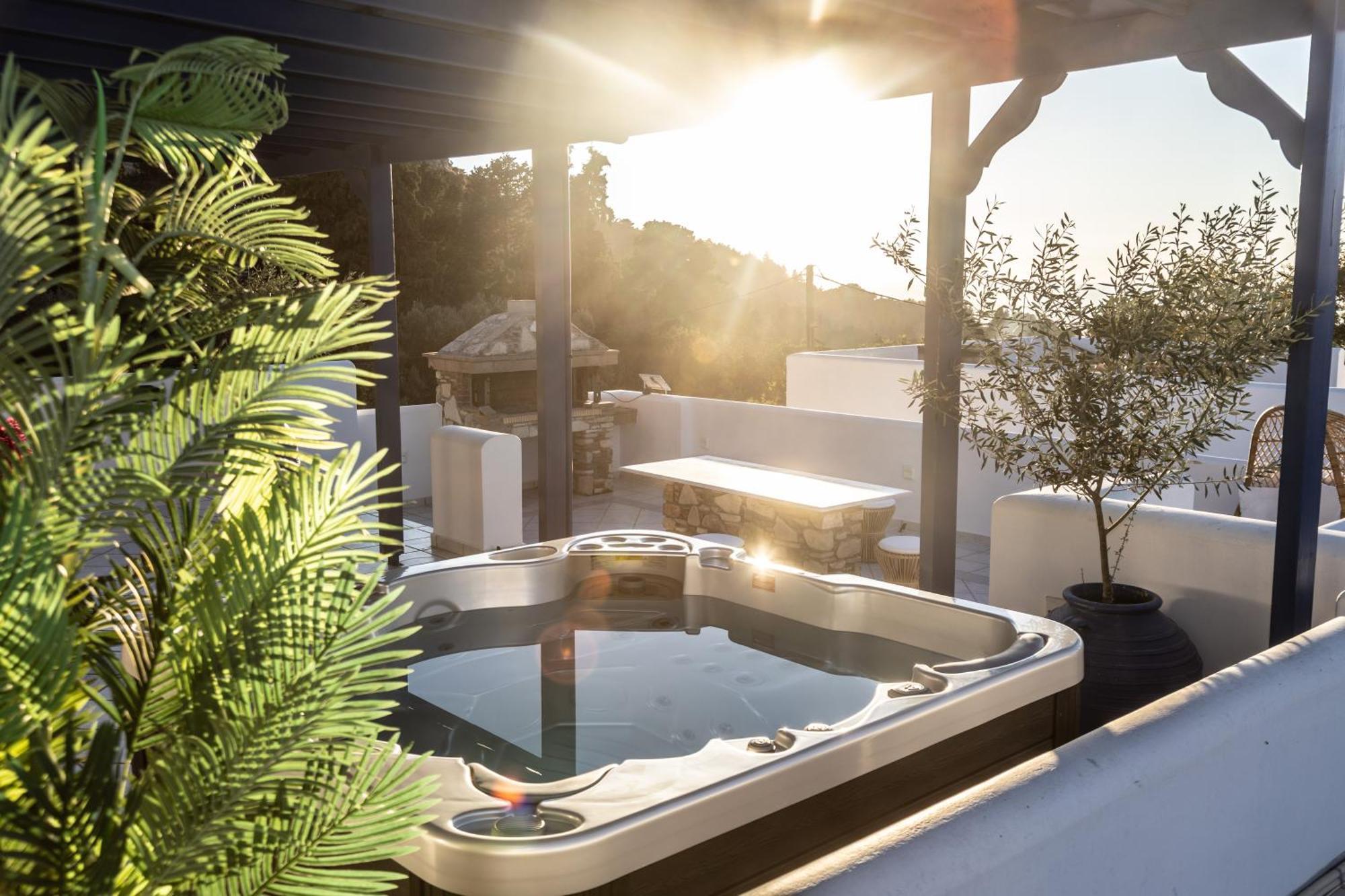 Lagoudi Zia Giannis & Maria Sunset House 빌라 외부 사진