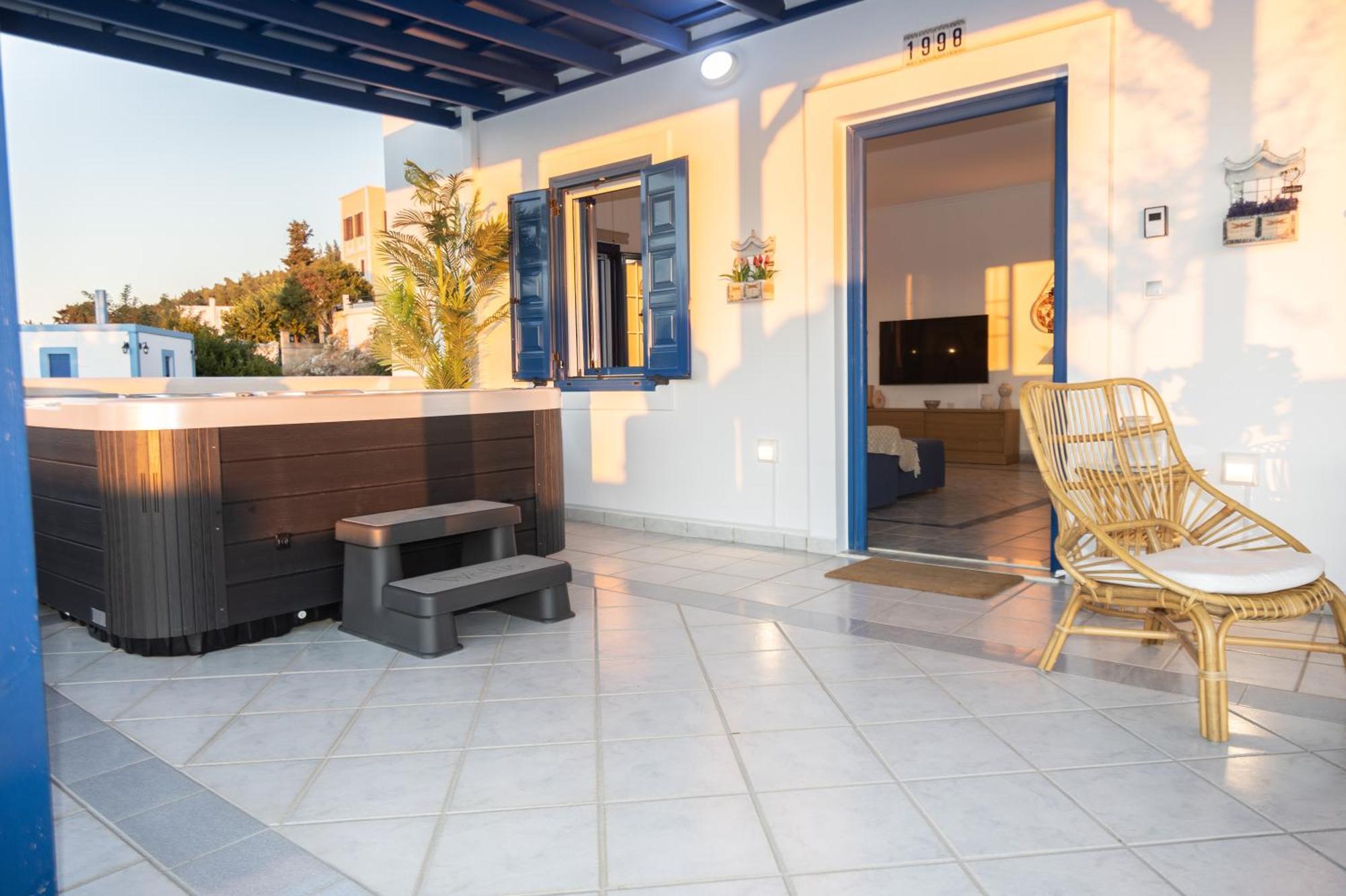 Lagoudi Zia Giannis & Maria Sunset House 빌라 외부 사진